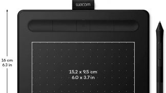 Wacom Intuos S CTL4100K-N Pen Tablet, Mobile Graphic Tablet for Painting, Sketching and Photo Retouching